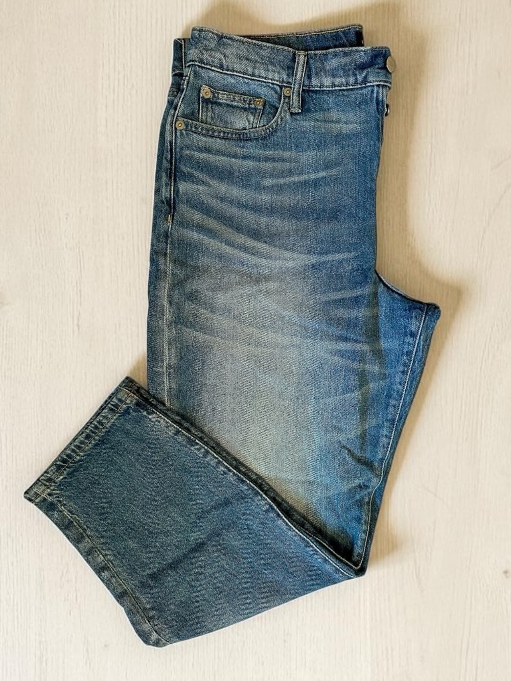 Lucky Brand Women's High-Rise Faded Blue Jeans